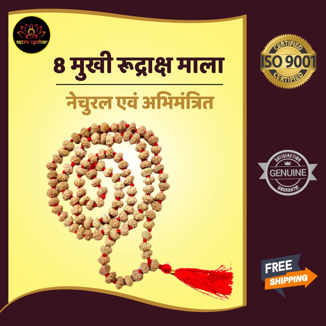 8 MUKHI RUDRAKSH MALA